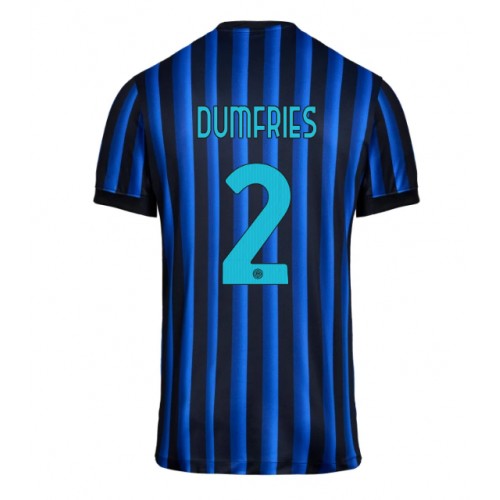 Moški Nogometni dresi Inter Milan Denzel Dumfries #2 Domači 2025-26 Kratek Rokav